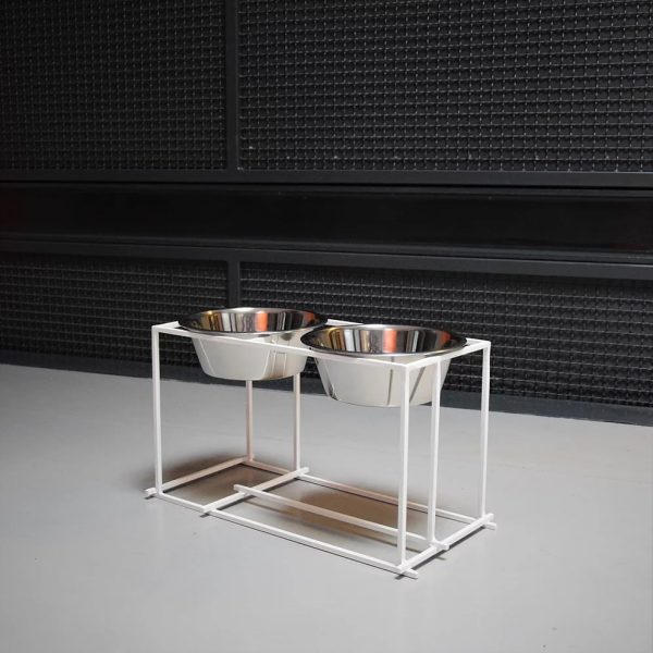 white stand for feed