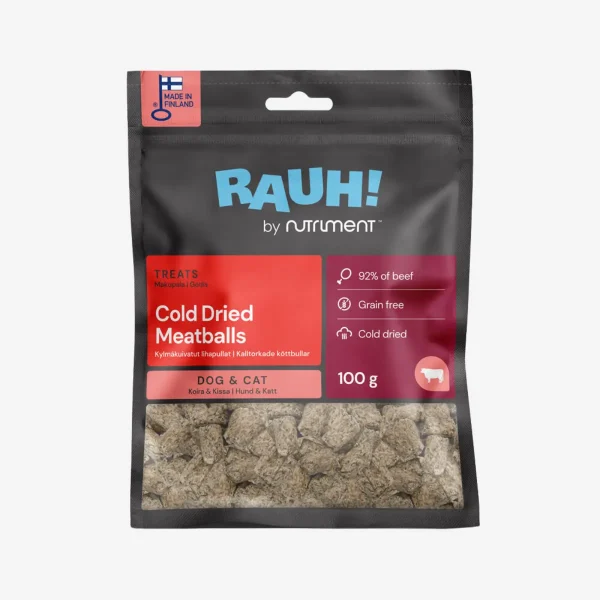 Rauh! Meatball Treat // Freeze-dried beef tallow meatballs