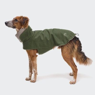 grøn hundejakke
