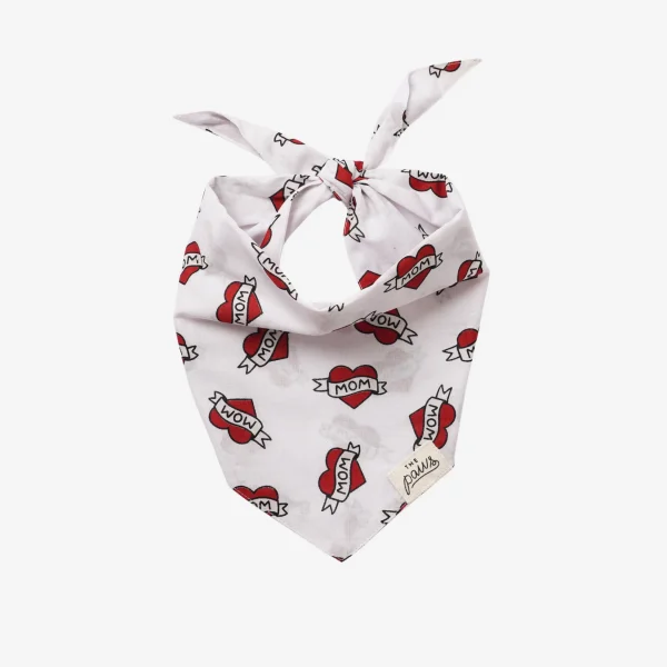 Love Mom // Dog bandana with sailor tattoo (mom)