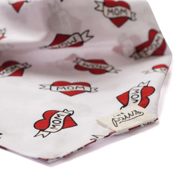 Love Mom // Dog bandana with sailor tattoo (mom)