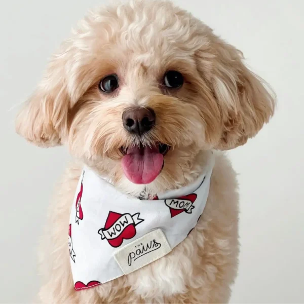 Love Mom // Dog bandana with sailor tattoo (mom)