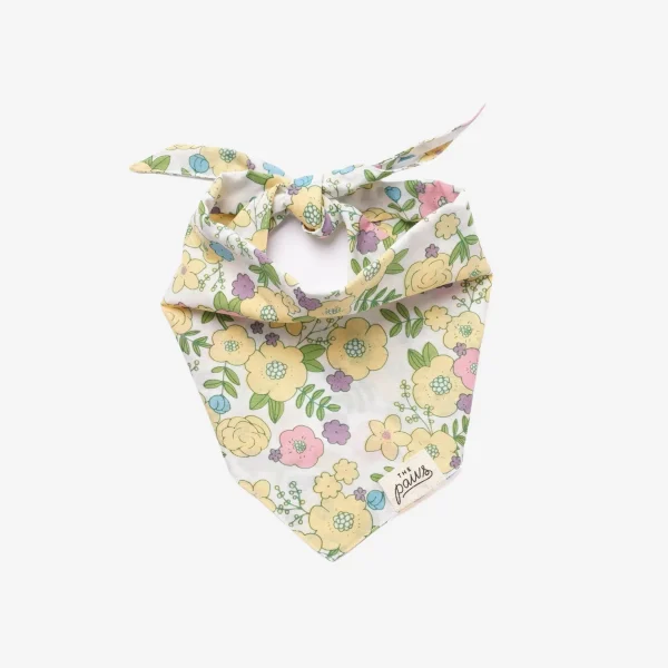 Petal // Hundebandana med blomster i pastelfarver