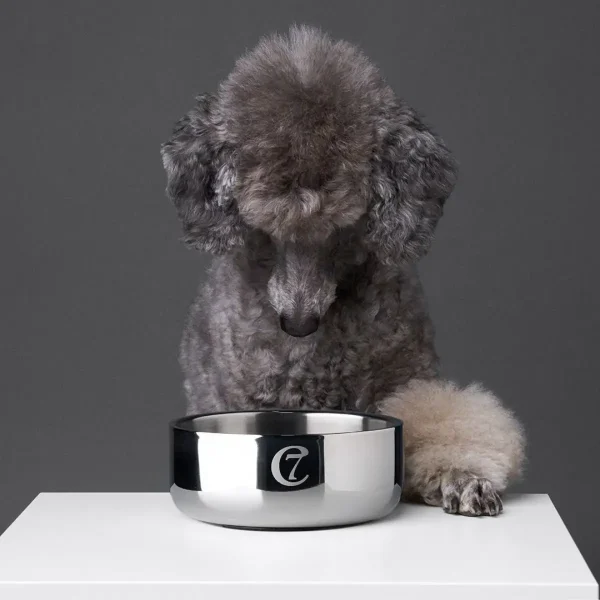 Cloud7 Dylan // Minimalistisk hundeskål i rustfrit stål