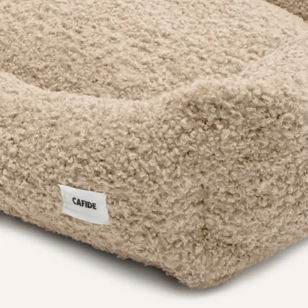 Cafide Snozy // Blød og vaskbar hundeseng (beige)