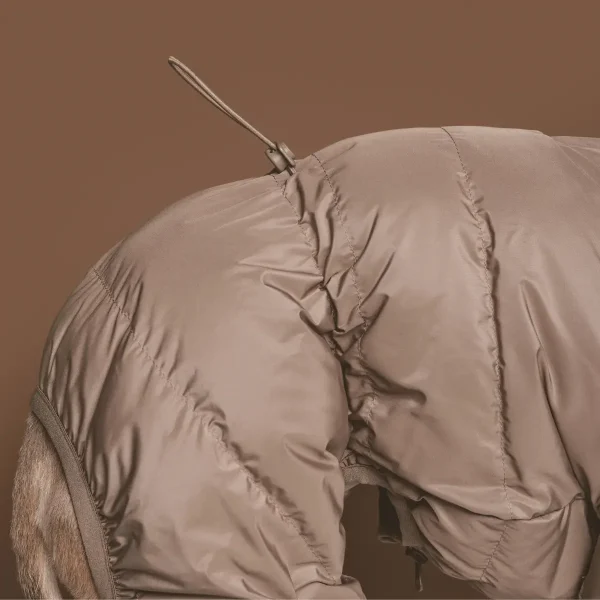 Cushycushy Onesie // Flyverdragt som ikke skal over hovedet (mocha) Str 0, 10 og 12