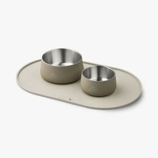 Dog Copenhagen Libra // Silikoneunderlag til foder -og vandskål (beige)